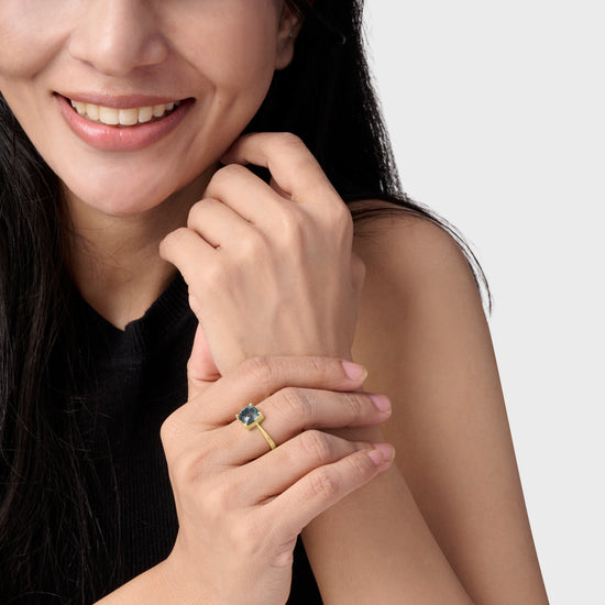 Skin Touch Neelam Ring Buy from Myra Gems