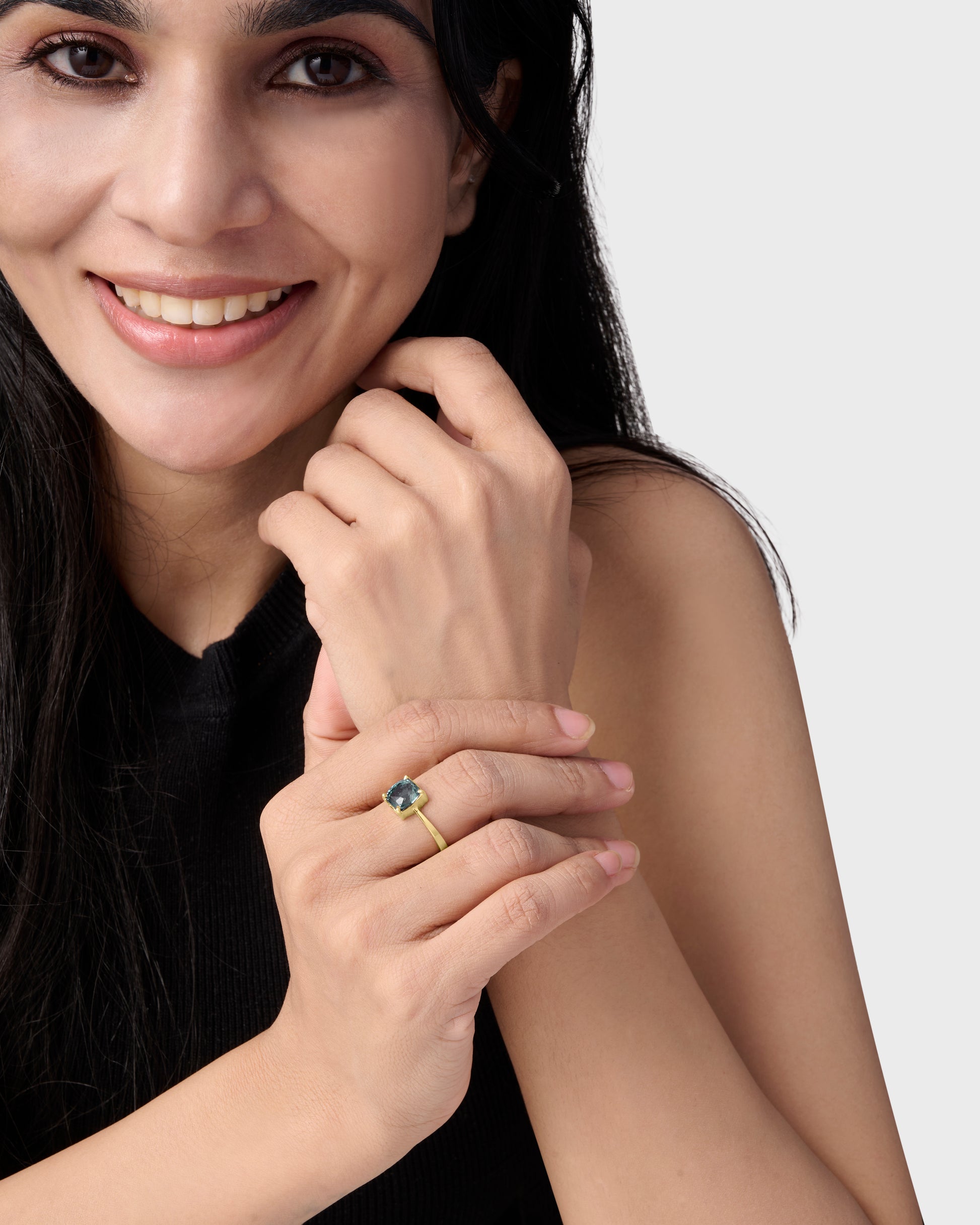 Skin Touch Neelam Ring Buy from Myra Gems