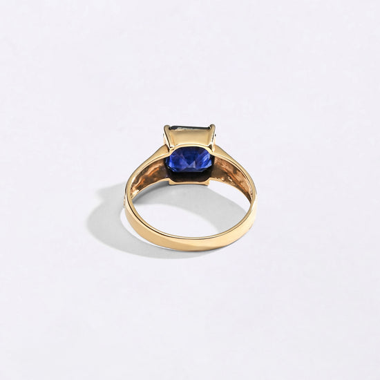Blue Sapphire Certified Natural Gemstone Ring Buy from Myra Gems