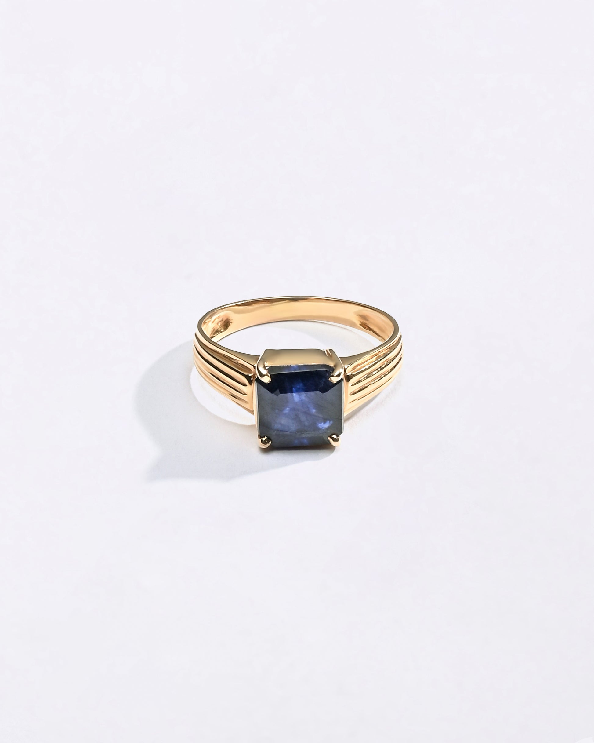 Blue Sapphire Certified Natural Gemstone Ring Buy from Myra Gems