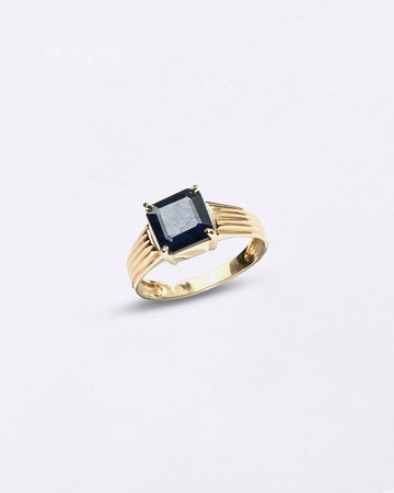 Blue Sapphire Certified Natural Gemstone Ring Buy from Myra Gems