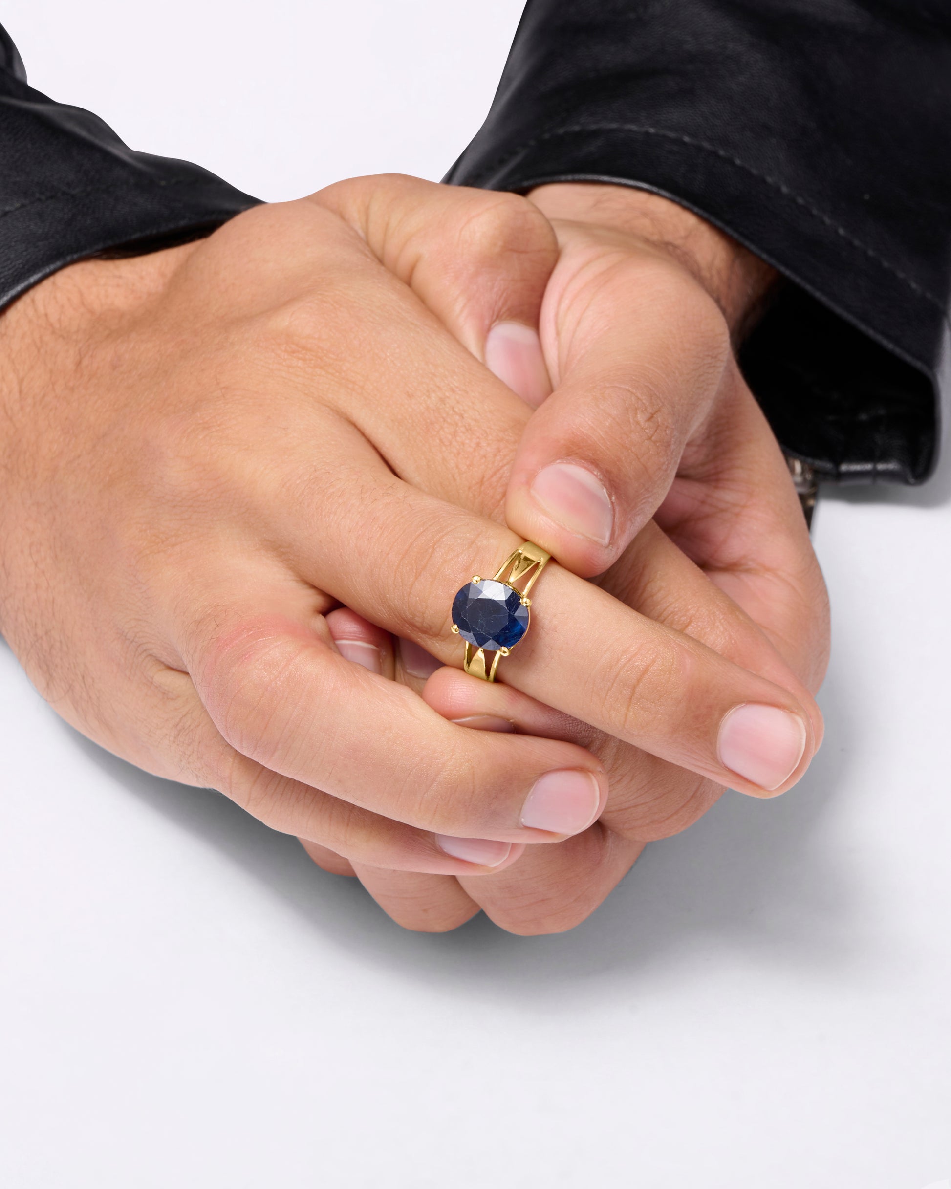 Kumbh Rashi Gemstone Ring Buy from Myra Gems