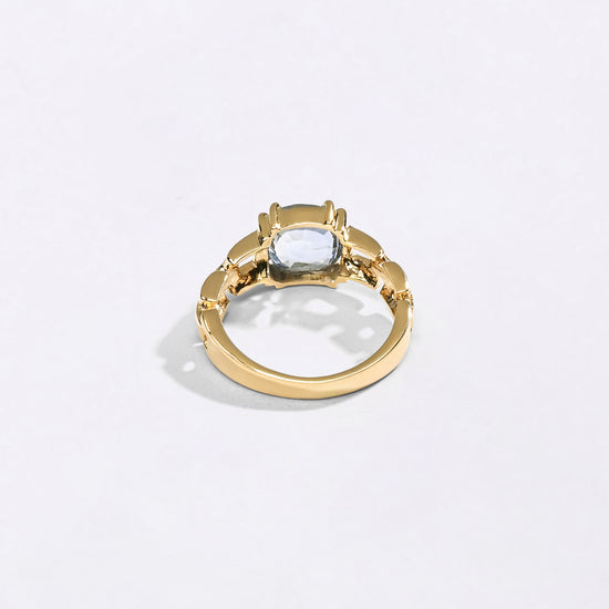 Stylish Blue Sapphire Ring Design from Myra Gems