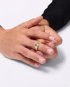 Stylish Blue Sapphire Ring Design from Myra Gems