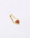 Heart Coral Pendant in 18K Gold from Myra Gems