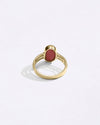 Italian Coral Ring in 18K Gold from Myra Gems
