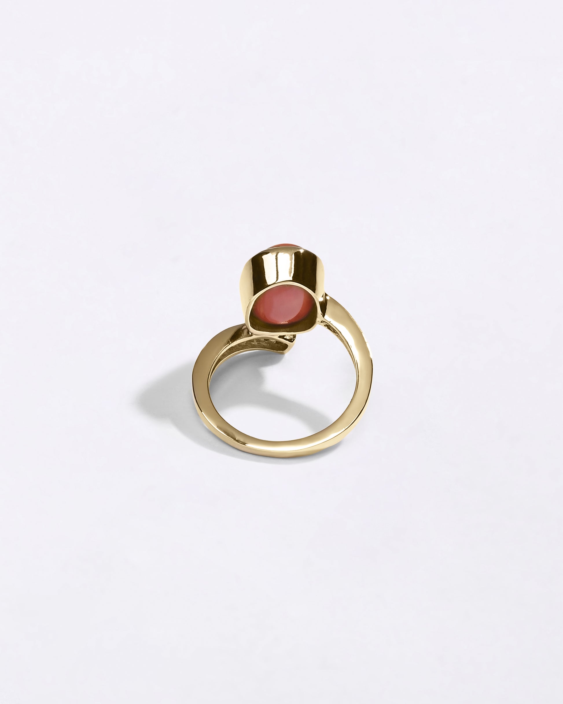 Benefits of Coral in 18K Hallmark Gold by Myra Gems