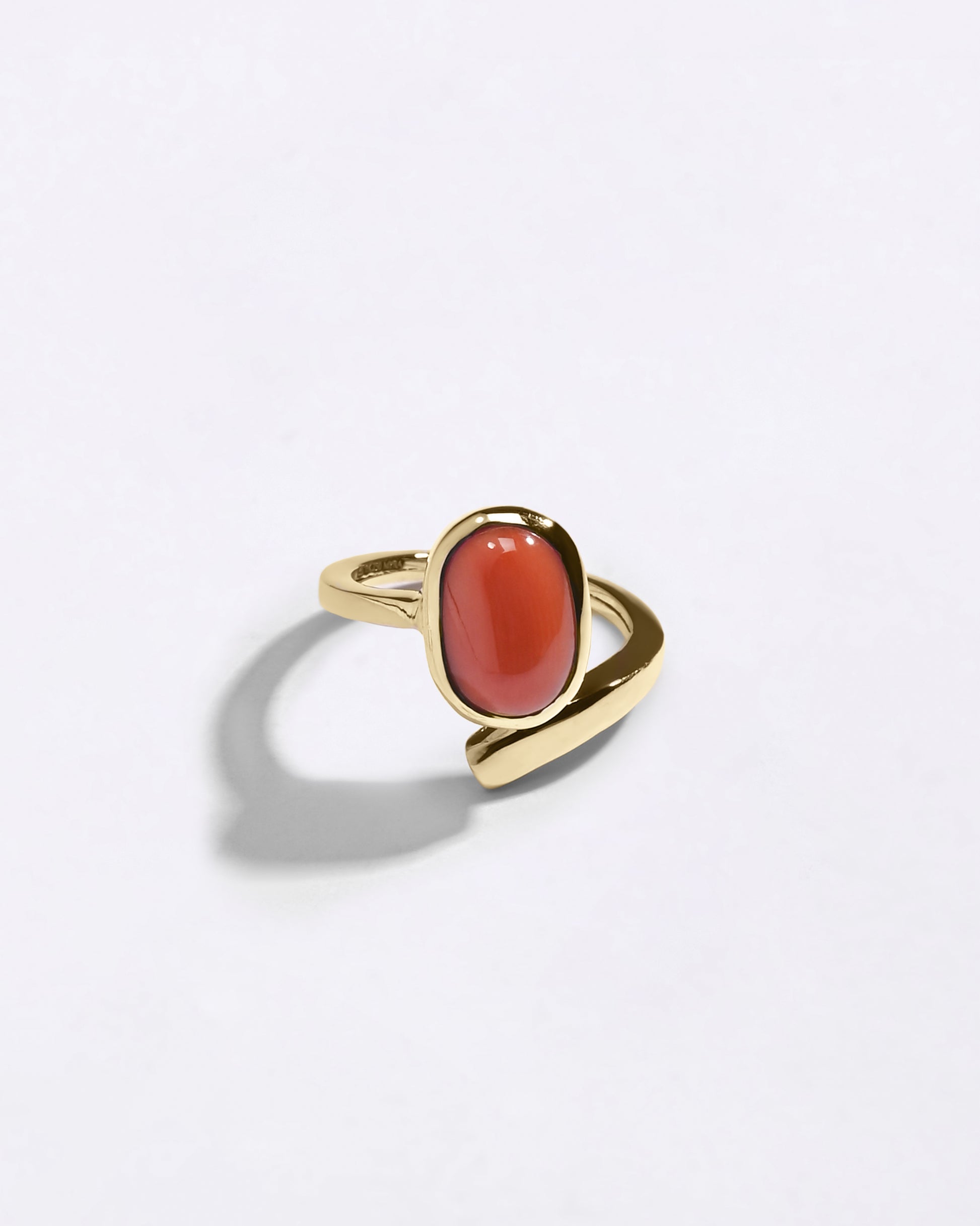 Benefits of Coral in 18K Hallmark Gold by Myra Gems