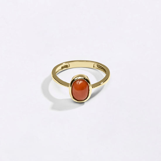 Vedic Coral Origin in 18K Gold from Myra Gems