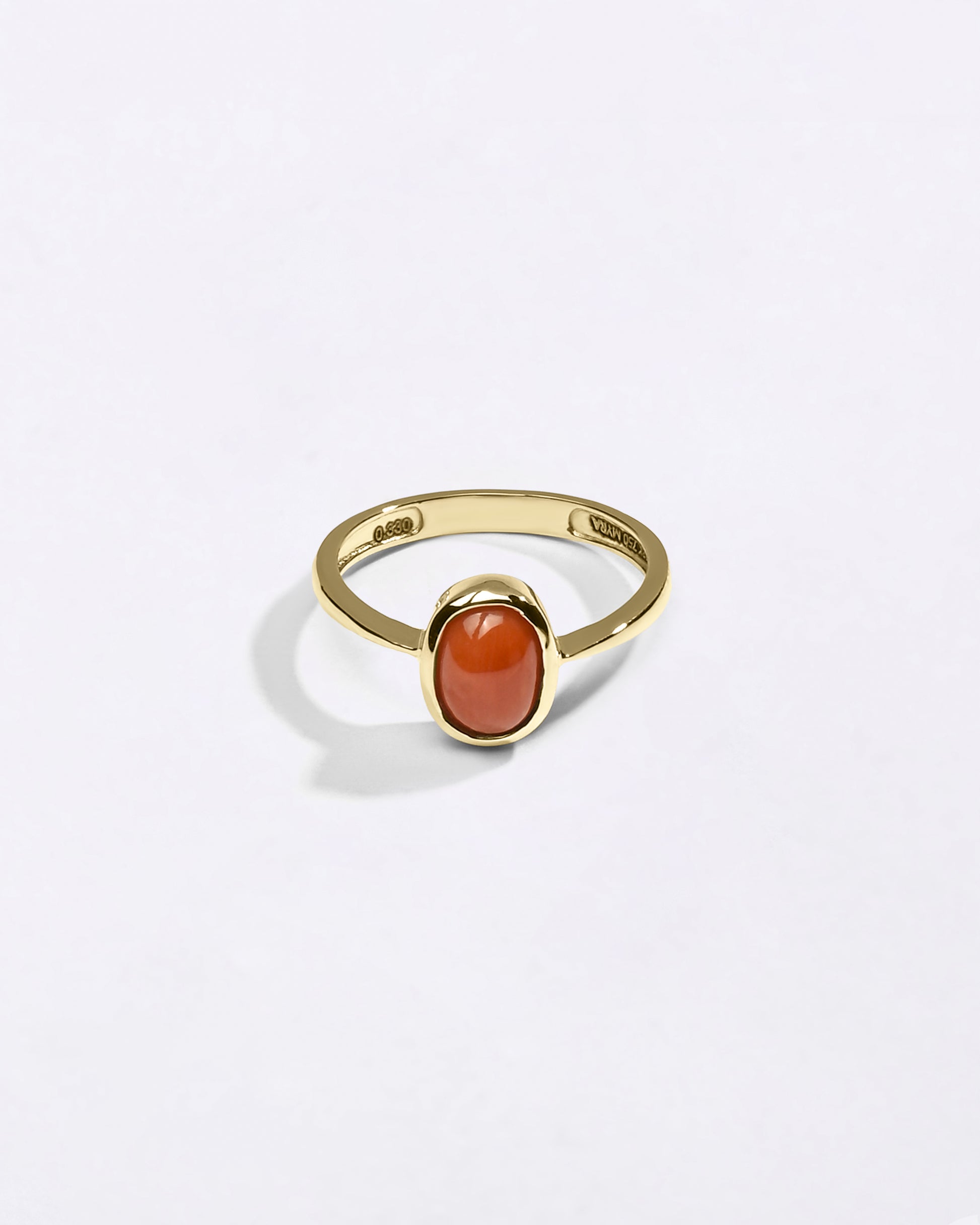 Vedic Coral Origin in 18K Gold from Myra Gems