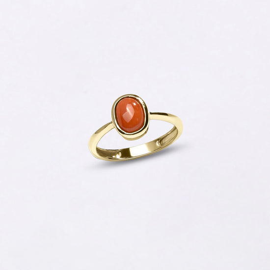 Vedic Coral Origin in 18K Gold from Myra Gems