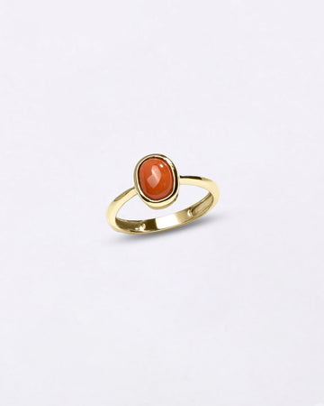 Vedic Coral Origin in 18K Gold from Myra Gems