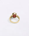 Elite Collection of Moonga Gemstone Ring in Gold from Myra Gems