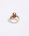 Premium Collection of Coral Gemstone Ring in Gold from Myra Gems
