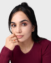 Triangle Cut Coral Stone in 750 Hallmark Gold from Myra Gems