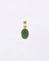 Plain Emerald Pendant in 18K Gold from Myra Gems