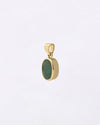 Plain Emerald Pendant in 18K Gold from Myra Gems