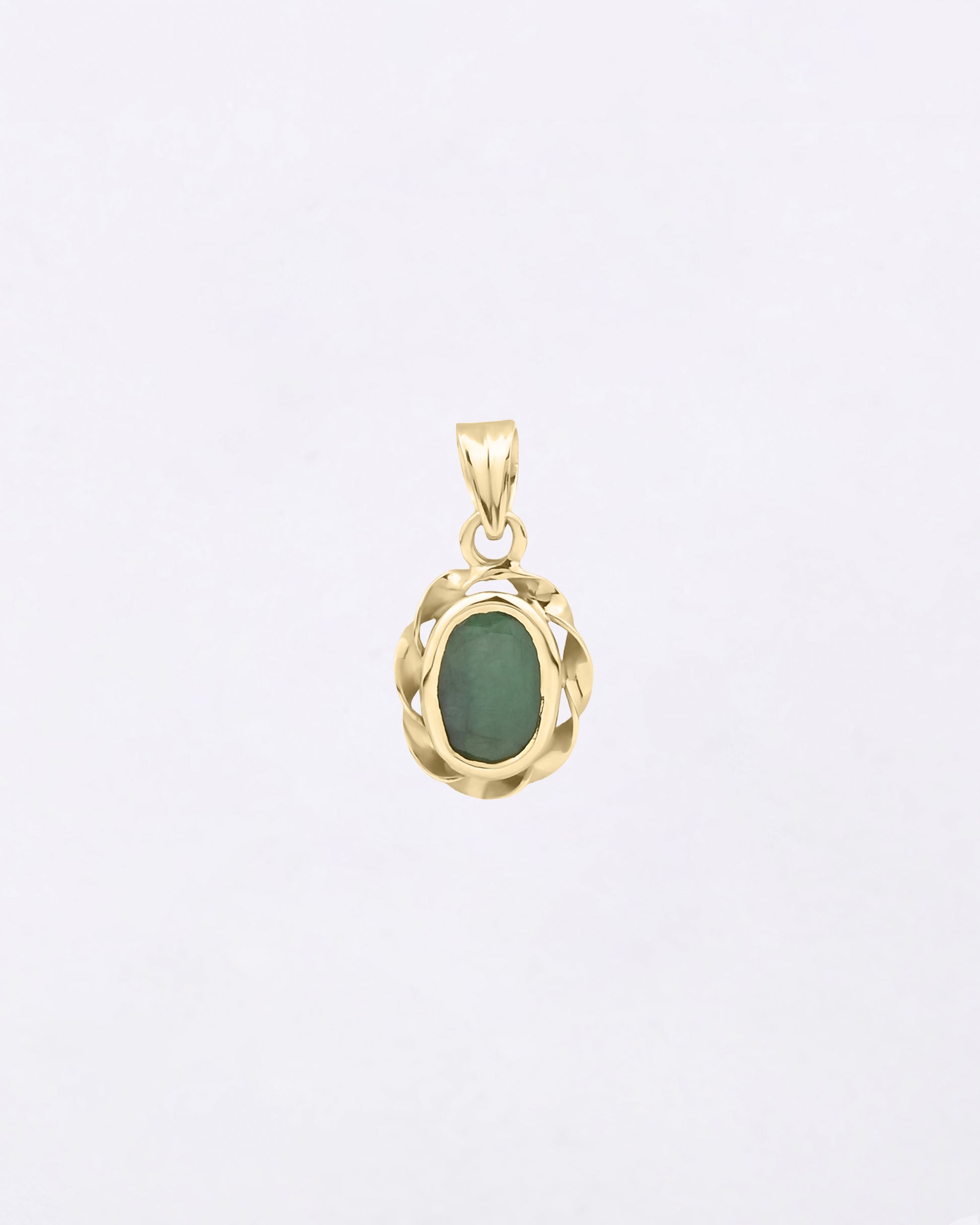 Original Emerald Gemstone in 18K Gold from Myra Gems