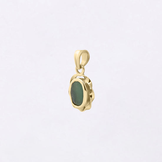 Original Emerald Gemstone in 18K Gold from Myra Gems