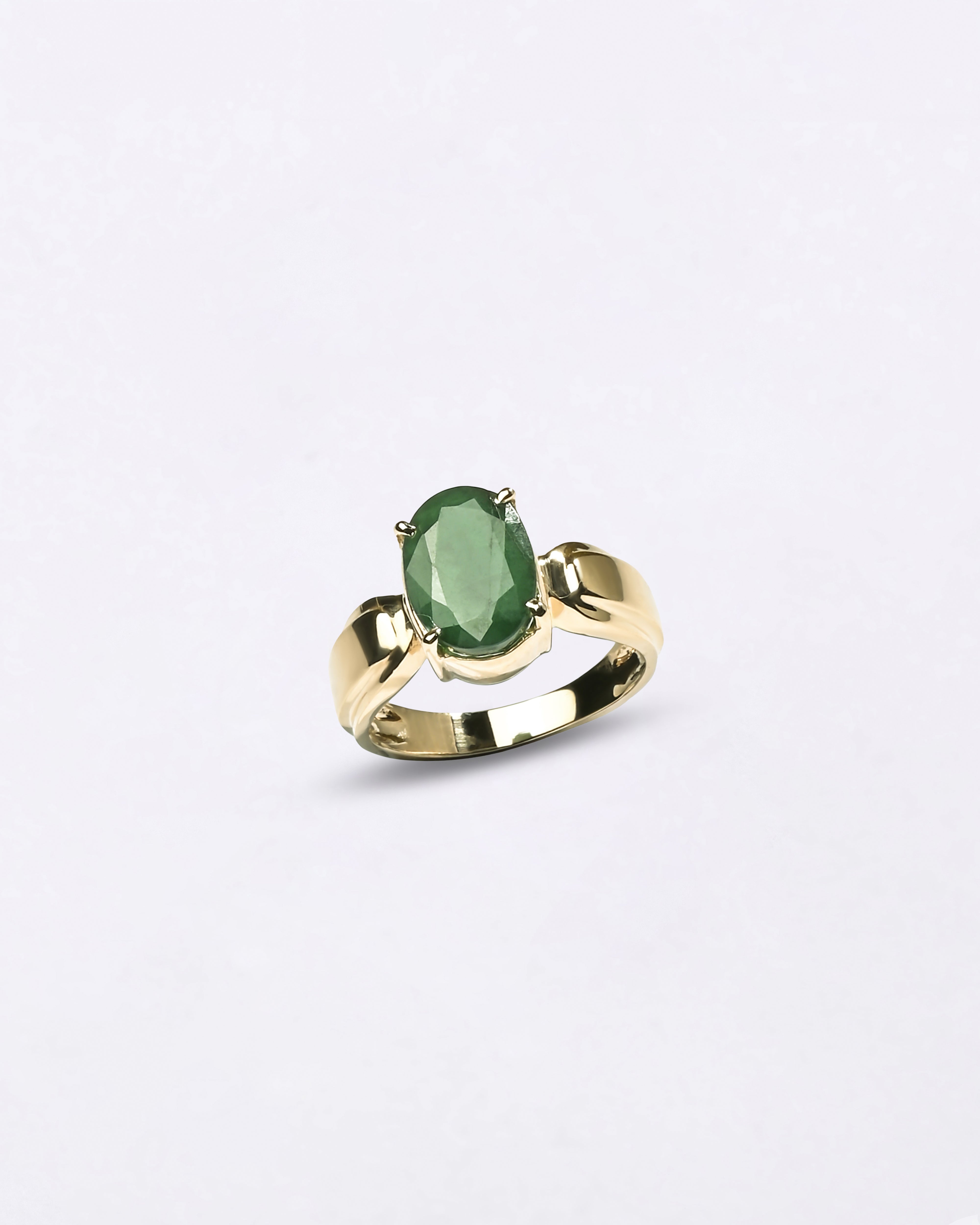Timeless Emerald (Panna) Ring in Gold - Urja