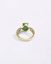 Modern Grace Emerald Ring in 18K Hallmark Gold from Myra Gems