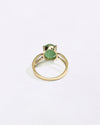 Sleek Emerald (Panna) Ring in Gold - Urja