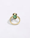 Celestial Emerald Panna Ring in 18K Hallmark Gold from Myra Gems