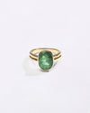 Celestial Emerald Panna Ring in 18K Hallmark Gold from Myra Gems