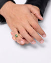 Smart Emerald Ring in 18K Gold Buy from Myra Gems