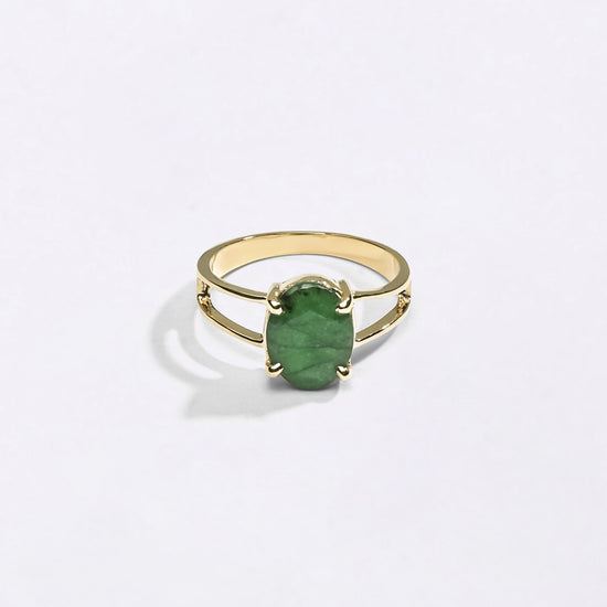 Smart Emerald Ring in 18K Gold Buy from Myra Gems