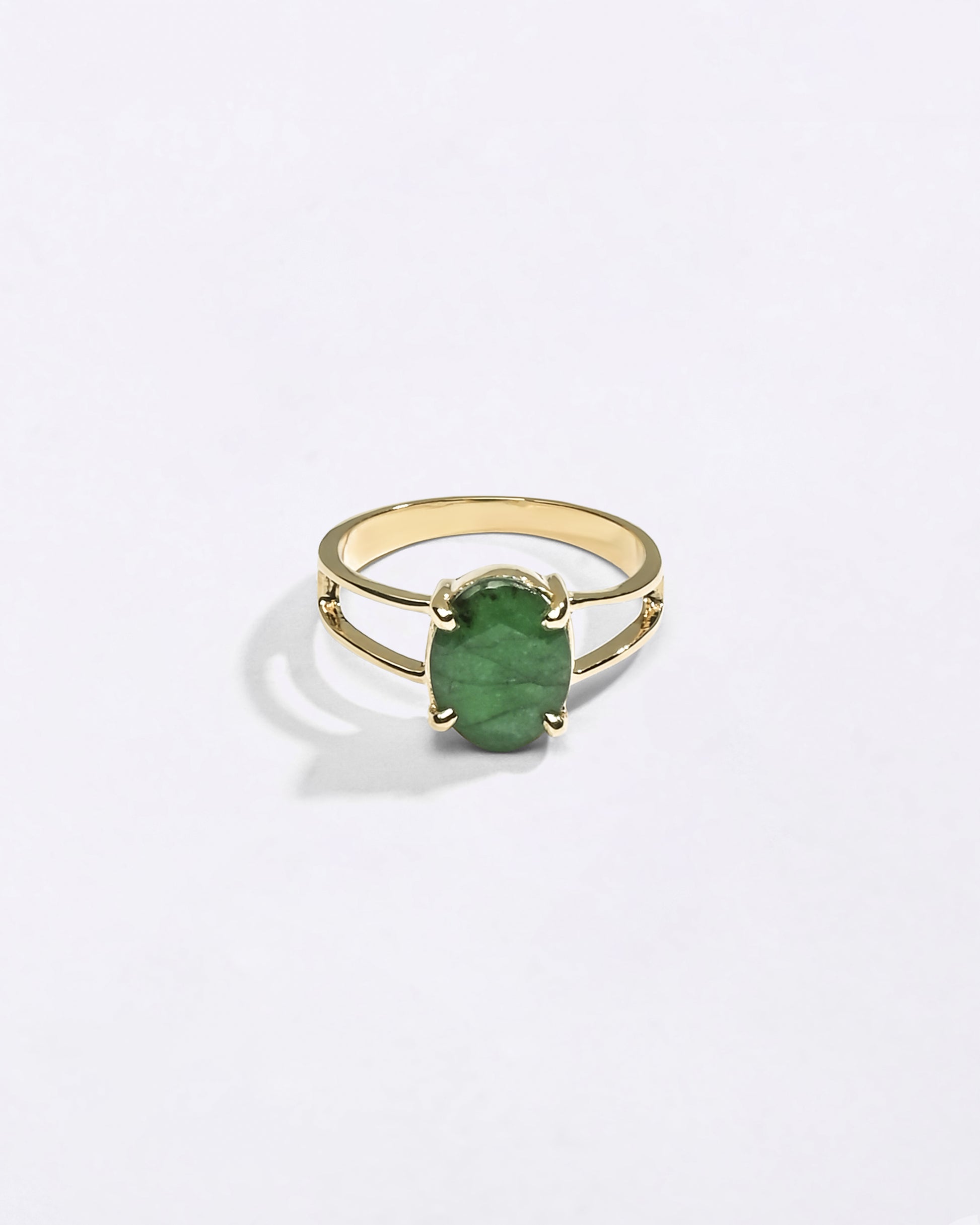 Smart Emerald Ring in 18K Gold Buy from Myra Gems