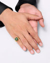 Buy Emerald Gemstone Ring in Gold Online from Myra Gems