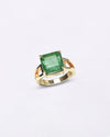 Buy Emerald Gemstone Ring in Gold Online from Myra Gems