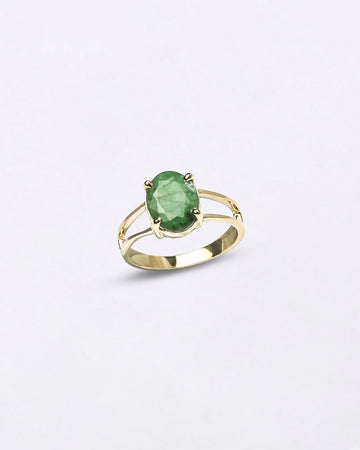 Smart Emerald Ring in 18K Gold Buy from Myra Gems