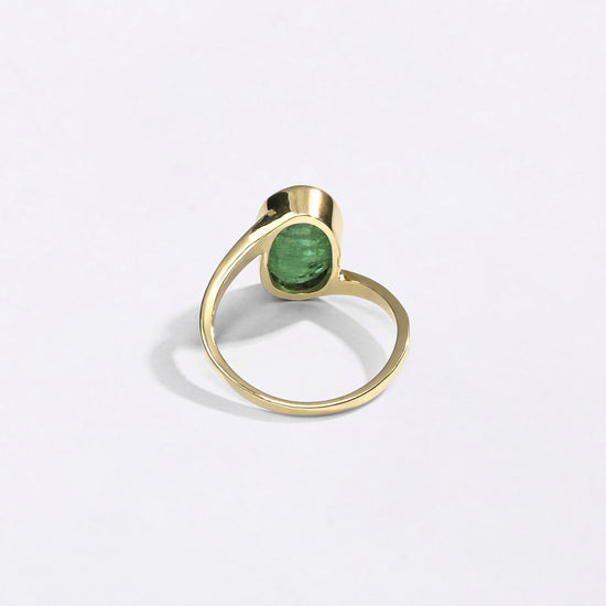 Natural Emerald Ring in Gold for Women for Myra Gems