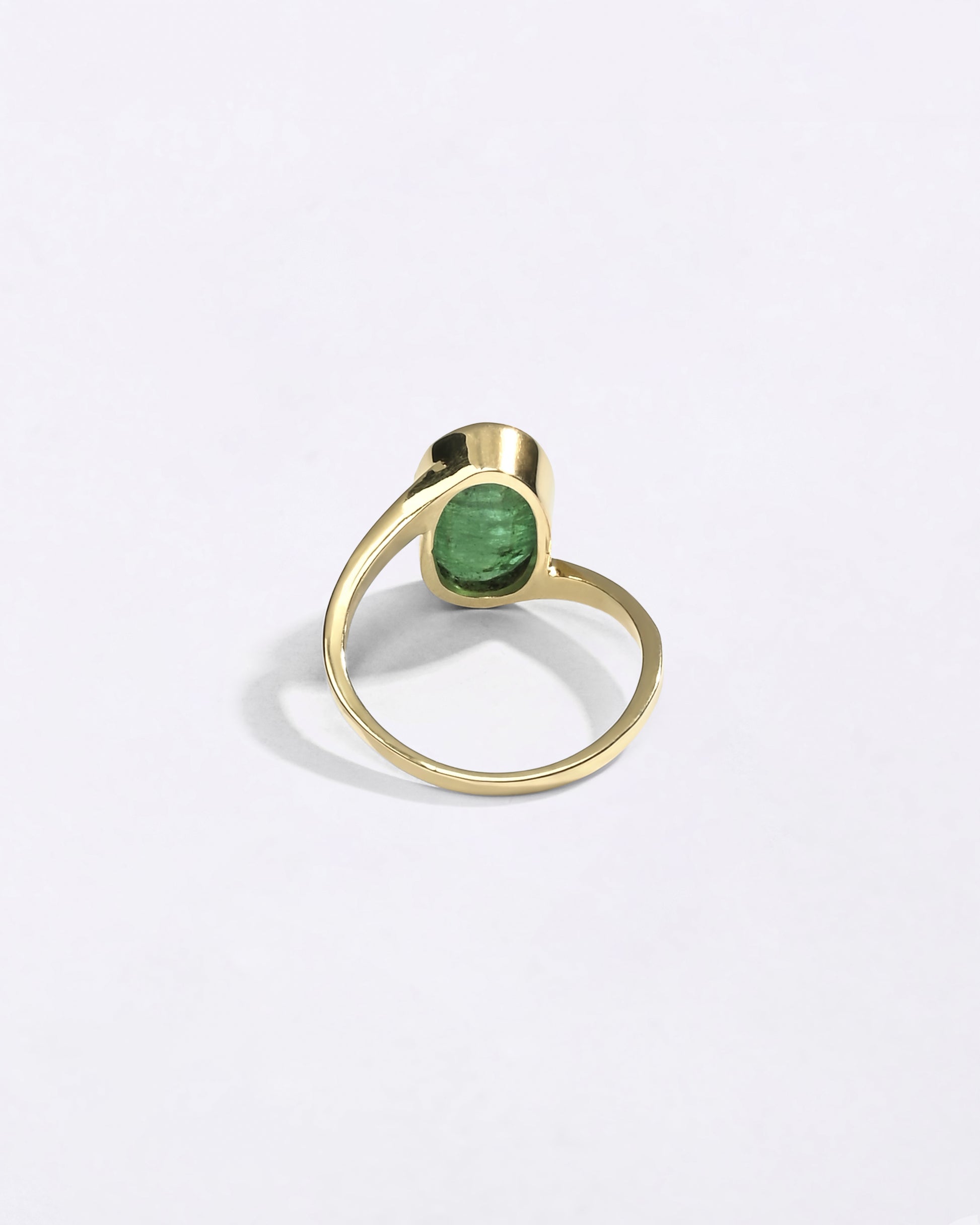 Natural Emerald Ring in Gold for Women for Myra Gems