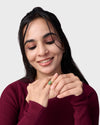 Natural Emerald Ring in Gold for Women for Myra Gems