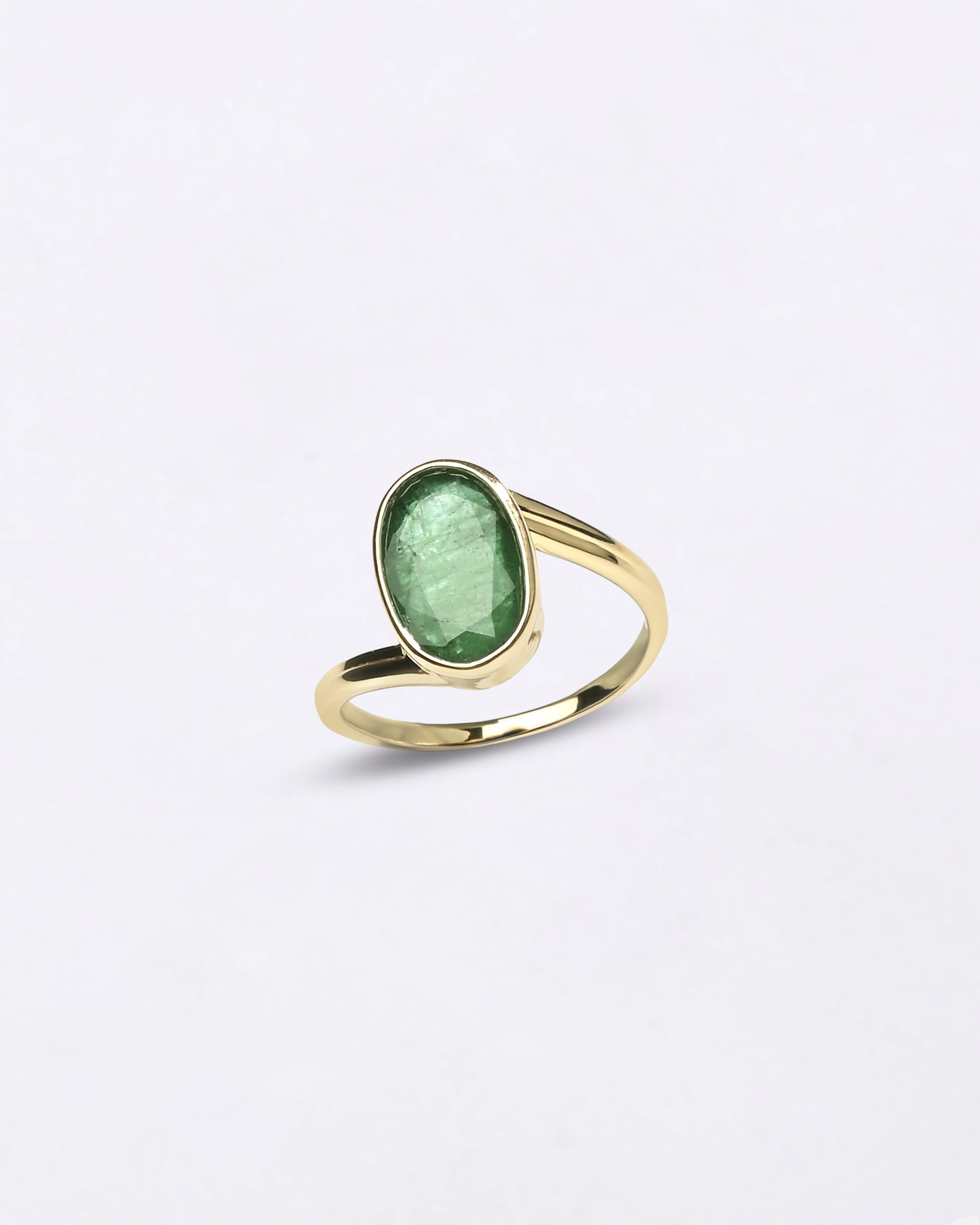 Promise Emerald (Panna) Ring in Gold - Shakti