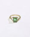 Brazilian Emerald Ring in 750 Hallmark Gold from Myra Gems