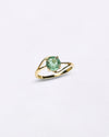 Stylish Emerald (Panna) Ring in Gold - Urja