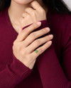 Designer Emerald Ring in Gold Online from Myra Gems