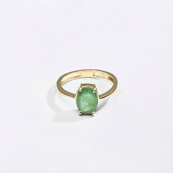 Designer Emerald Ring in Gold Online from Myra Gems