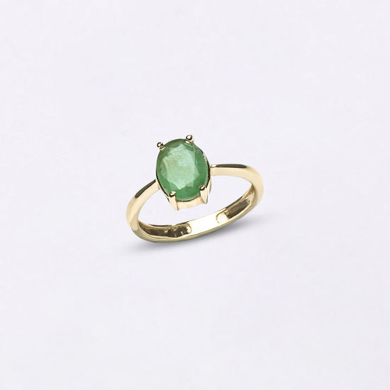 Designer Emerald Ring in Gold Online from Myra Gems