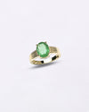 Online Emerald Gemstone Ring in 18K Hallmark Gold Buy from Myra Gems