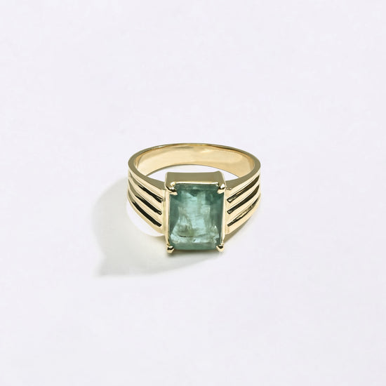 Charming Emerald Ring for Women in Gold from Myra Gems