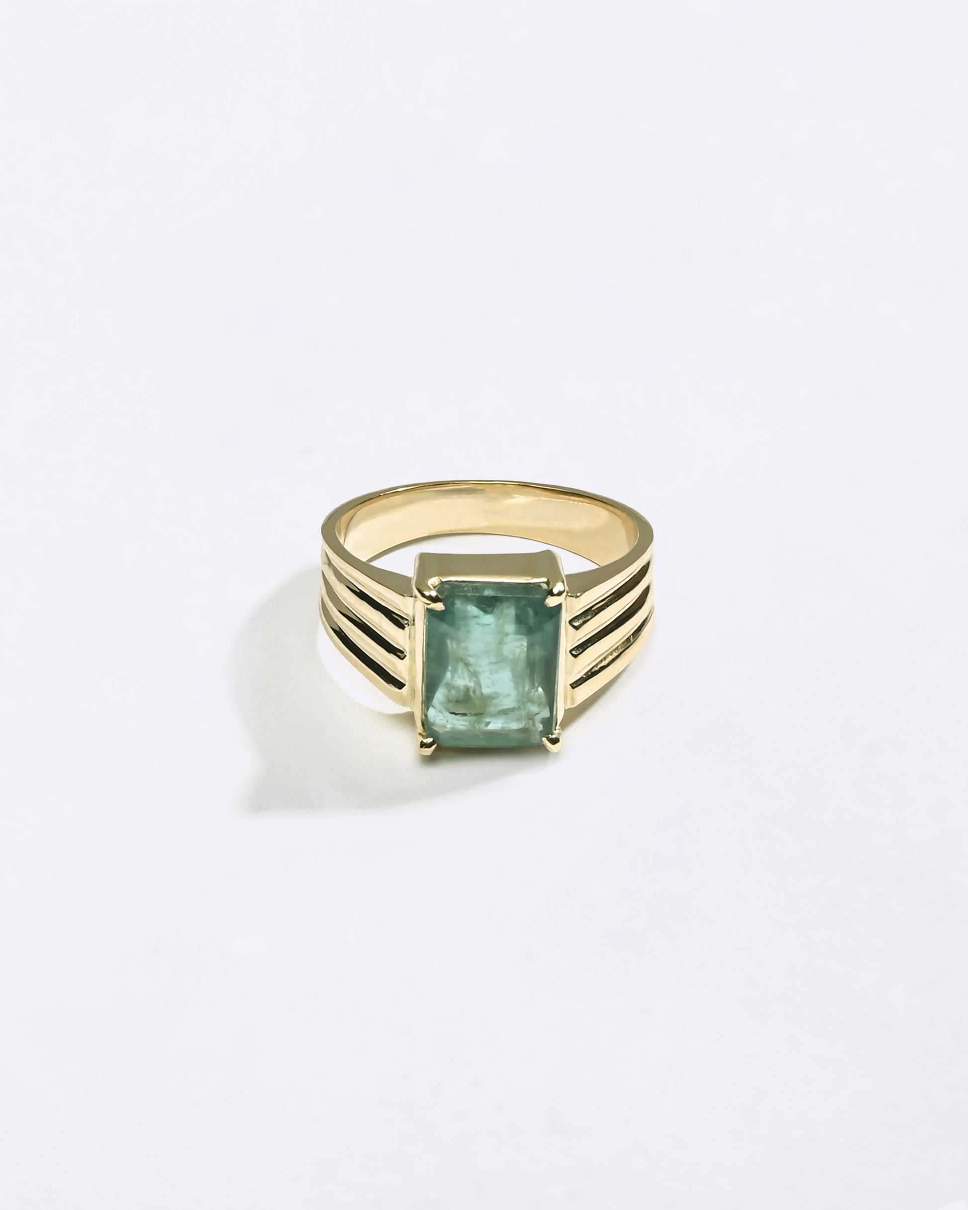 Charming Emerald Ring for Women in Gold from Myra Gems