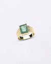 Charming Emerald Ring for Women in Gold from Myra Gems
