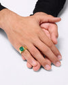 Panna Emerald Stone benefits in 750 Hallmark Gold from Myra Gems