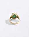 Modern Emerald Gemstone Ring in Gold from Myra Gems