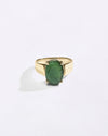 Modern Emerald Gemstone Ring in Gold from Myra Gems